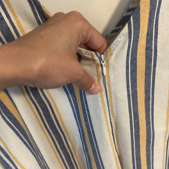 Striped Wide Leg Jumpsuit - Picture 6 of 6